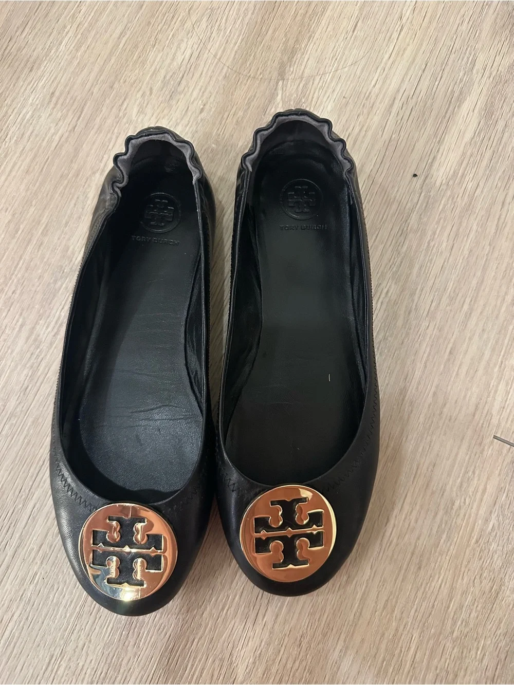 Tory Burch Black REVA TRAVEL BALLET